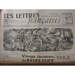 Les Lettres Françaises n139 20 Décembre 1946 paulhan peynet effel dufy
