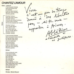 Chantez L'amour