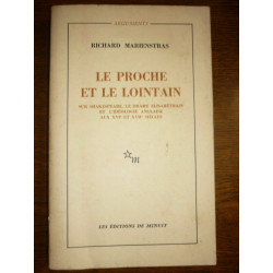 Richard marienstras Le proche et Le lointain sur shakespeareed de...