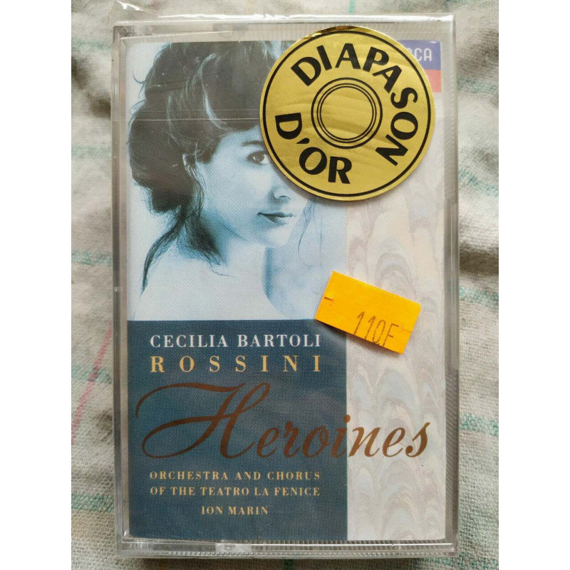 Cecilia Bartoli Rossini Heroines Cassette Audio-K7 NEUVE SOUS BLISTER