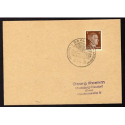 Allemagne n 706 Yv. cachet WW2 SAAL Els Timbre Allemand Hitler Mi...