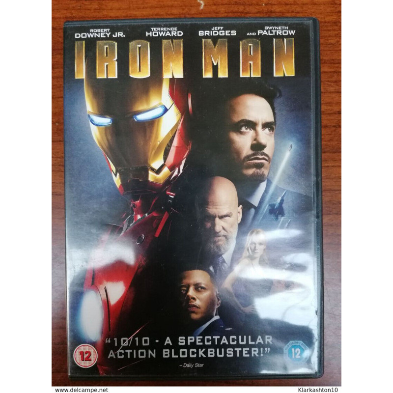 Iron Man Robert Downey Jr. Gwyneth Paltrow DVD simple