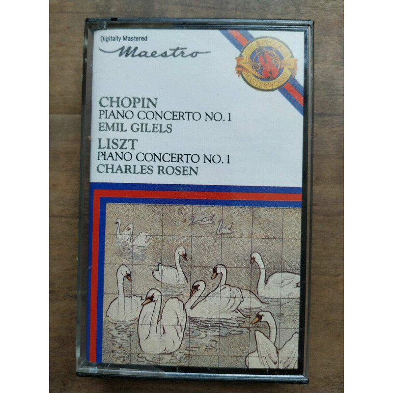 Chopin Piano concerto No 1 Emil Gilels Liszt - Charles Rosen...