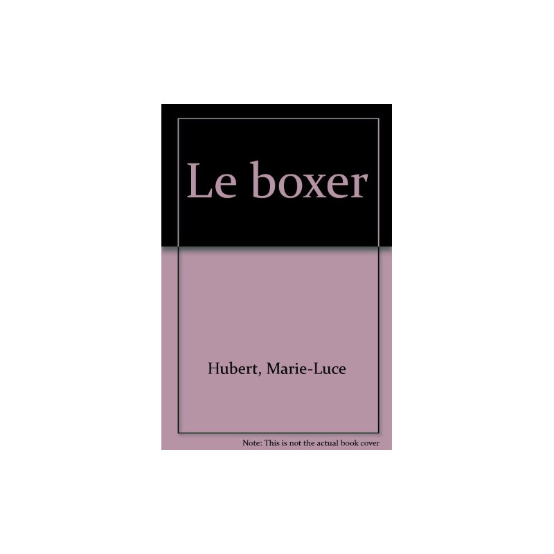 Le boxer