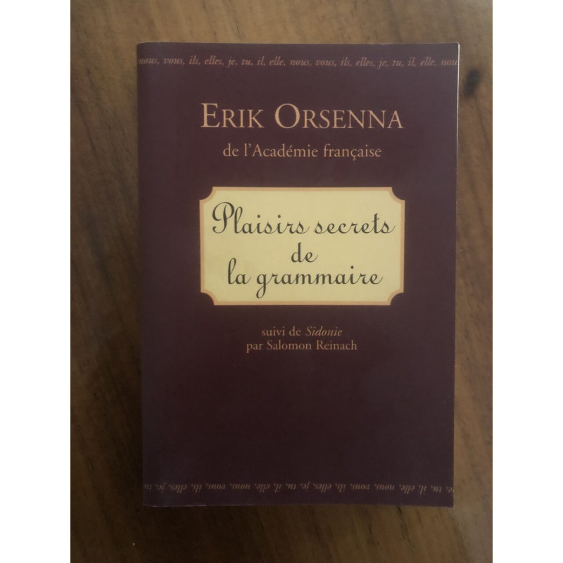 Plaisirs secrets de la grammaire