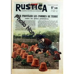 RUSTICA [No 9] du 01/03/1942 - POUR PROTEGER LES POMMES DE TERRE...
