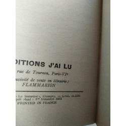 Francis Rayer Le lendemain de la machine J'ai lu 1972