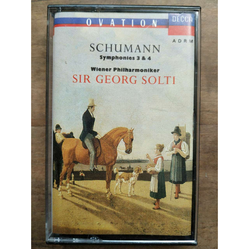 Schumann Symphonies No 3 4 - Georg Solti Cassette Audio-K7 Decca