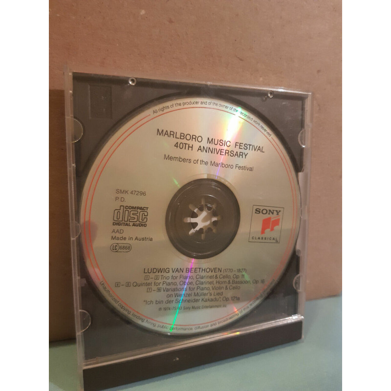 Marlboro Music Festival 40th anniversary CD