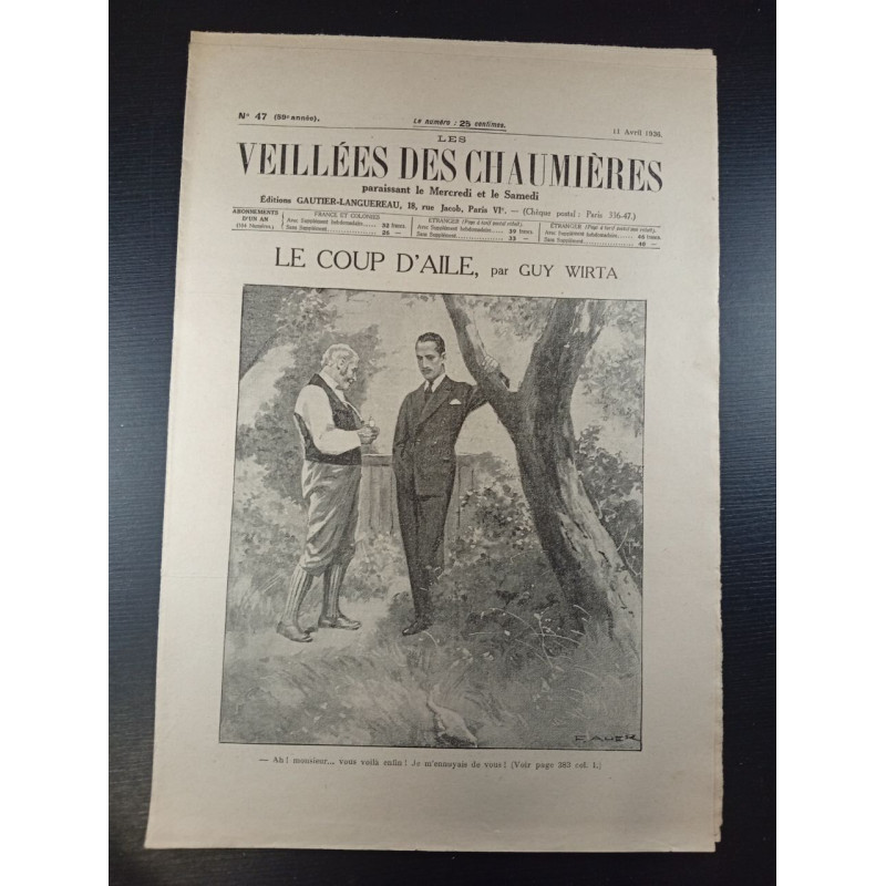 Les veillées des chaumières n°47 59e année
