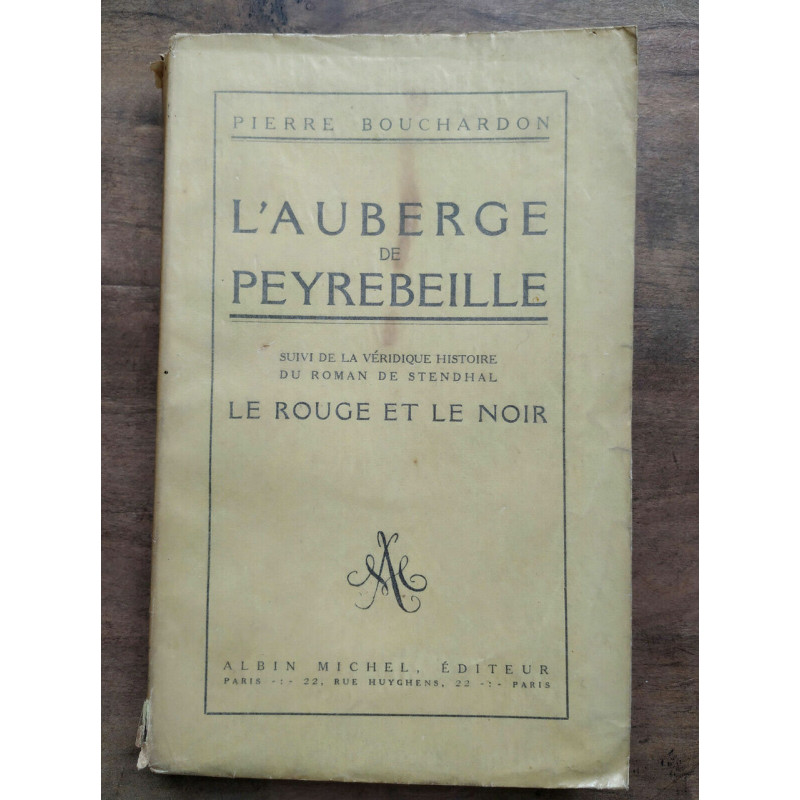 Pierre bouchardon L'auberge de peyrebeille Avec envoi