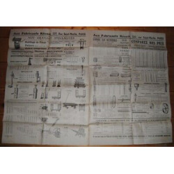 Tarif AUX FABRICANTS REUNIS Outillage Machines