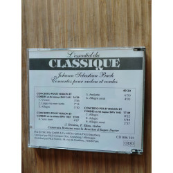 Bach: Concertos pour violons et cordes