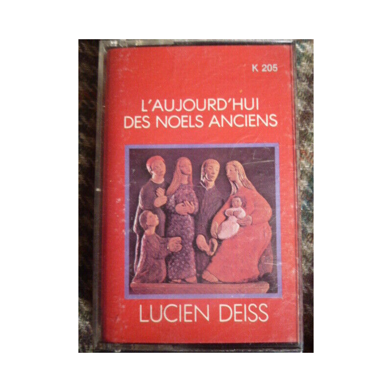 L'AUJOURD'HUI DES NOELS ANCIENS LUCIEN DEISS Cassette Audio-K7...