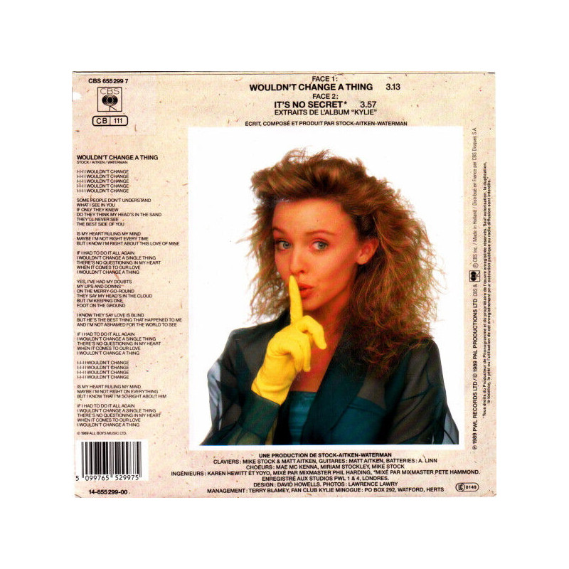 Wouldn't Change A Thing