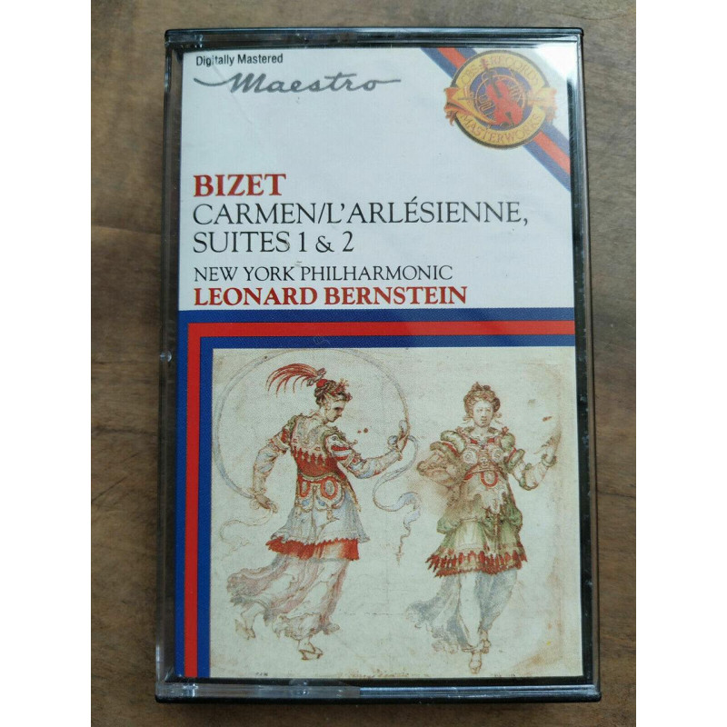 L'Arlésienne Suites 1 2 Leonard bernstein Cassette audio k7