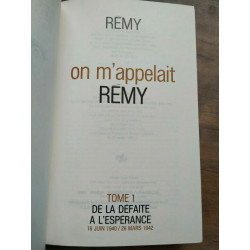 Rémy On m'appelait Rémy Tome 1 et Tome 2 - Histoire de la resistance