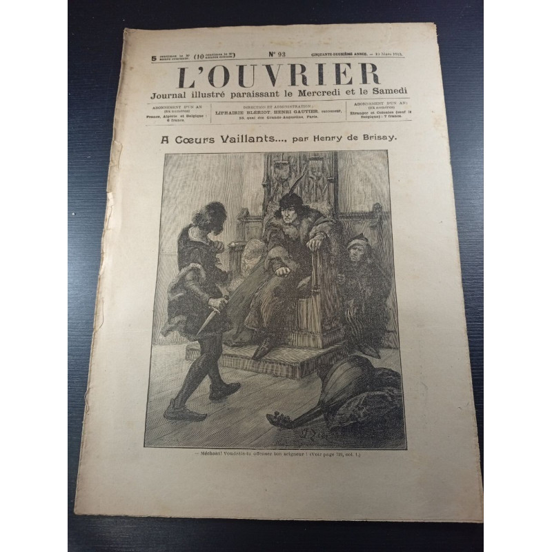 L'ouvrier n°93 - 1913