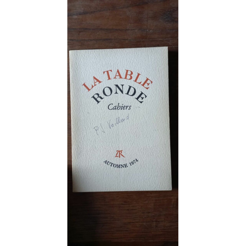 Cabiers La table ronde automne