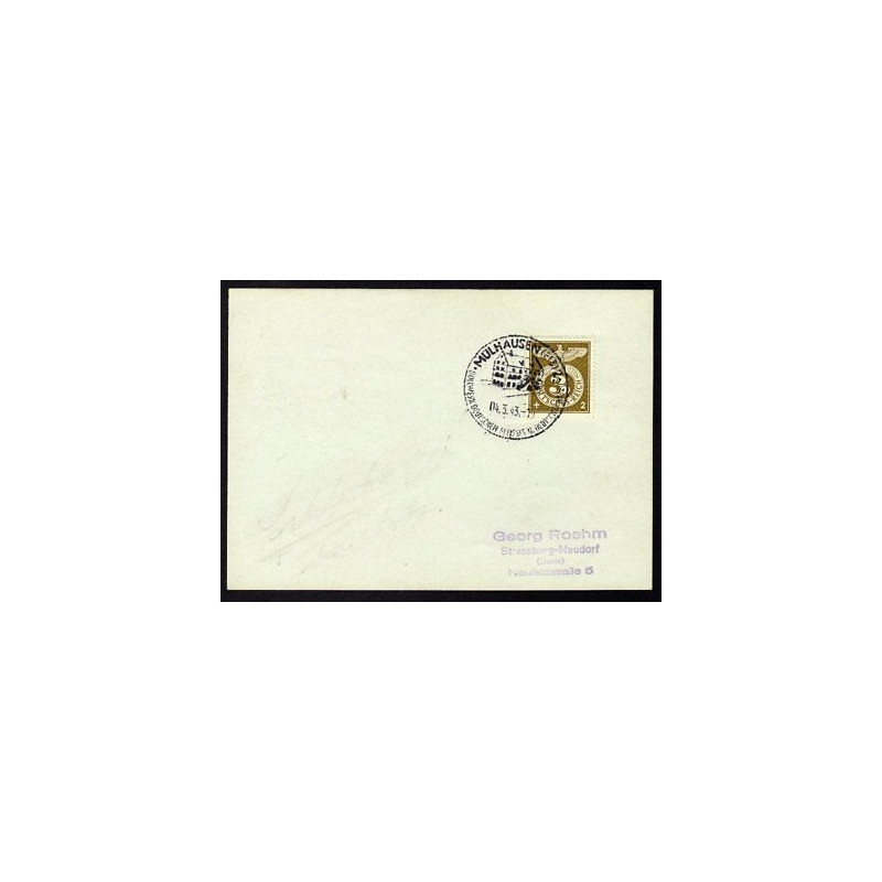 Allemagne n 762 Yv. cachet WW2 MÜLHAUSEN Mi. 830