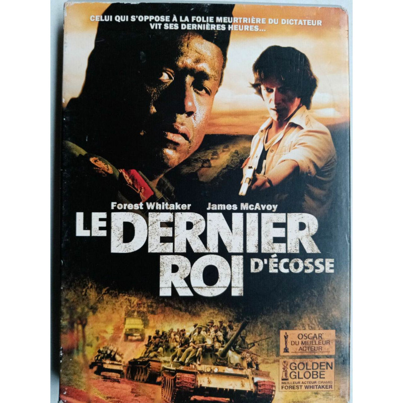 Le Dernier Roi d'Écosse Forest Whitaker James McAvoy DVD simple