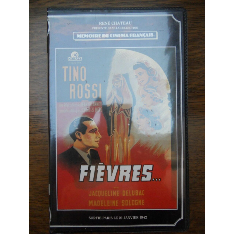 Jean Delannoy Fièvres...-Jacqueline Delubac VHS René Chateau