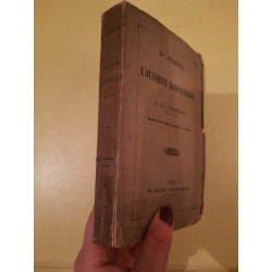 m r j wilberforce Du Principe de L'Autorité dans l'église CH douniol