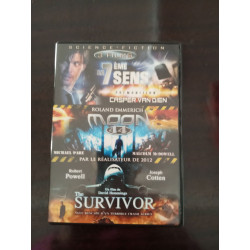 Coffret 3 films - les 7 ème sens + moon 44 + the survivor