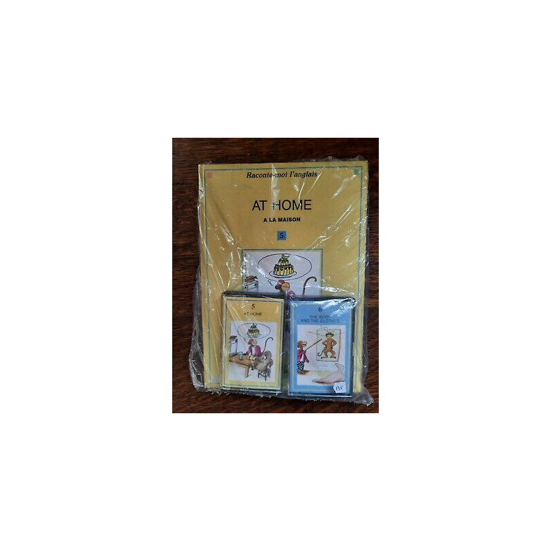 Cassette Audio et Livre 5 - Raconte-moi l'anglais At Home - A la...