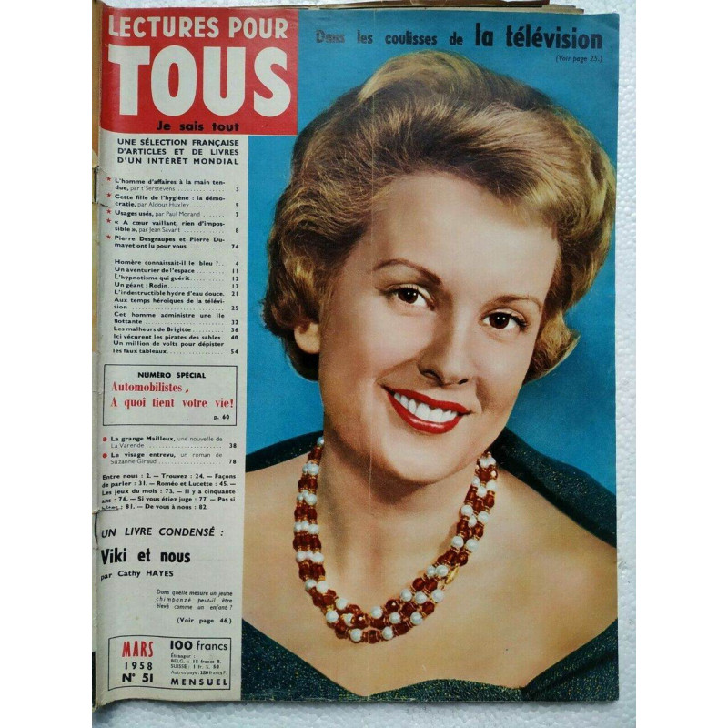 LECTURES POUR TOUS 51 mars 1958