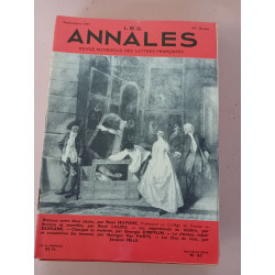 Revue Les annales des lettres françaises N° 83