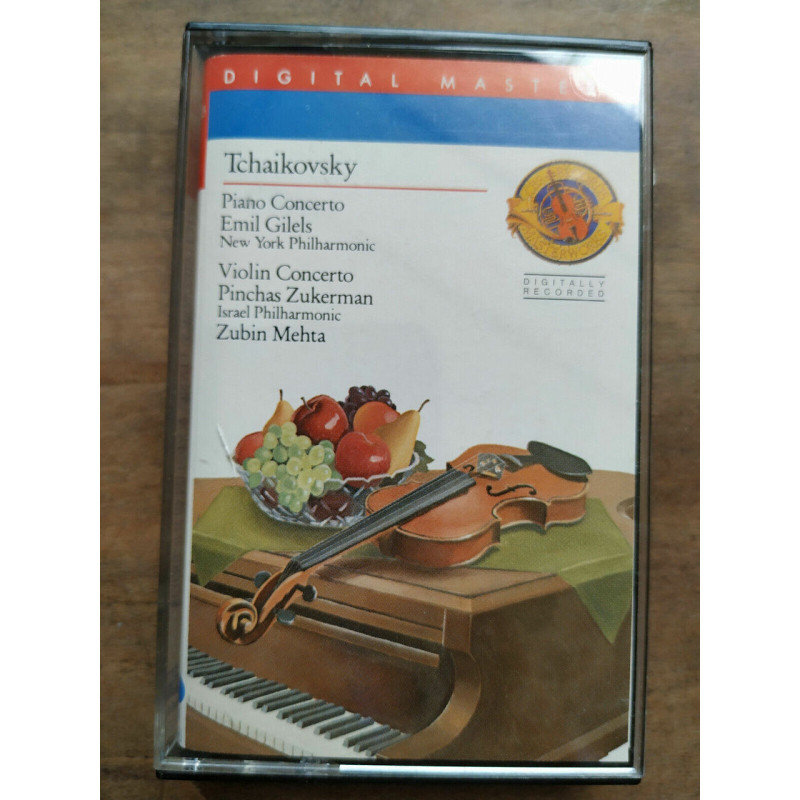 Tchaikovsky Piano Concerto - Zubin Mehta Cassette Audio-K7 CBS Records