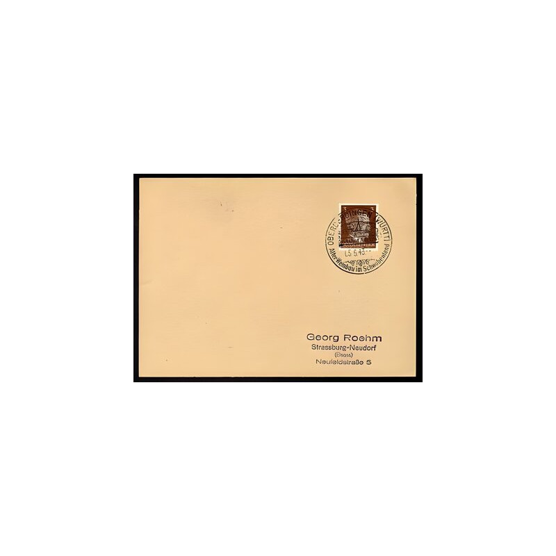 Allemagne n 706 Yv. cachet WW2 OBERDERDINGEN Timbre Allemand...