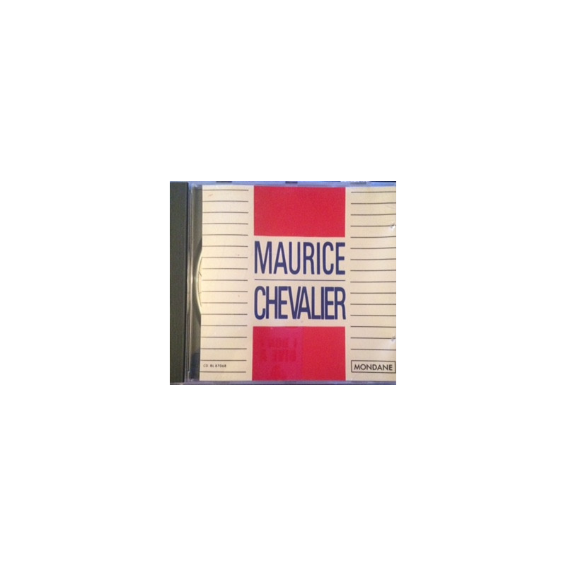 MAURICE CHEVALIER