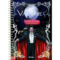 Agenda scolaire permanent vampires Dracula