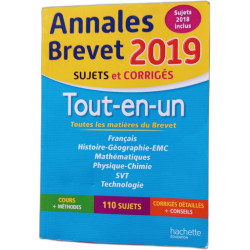 Annales Nouveau Brevet 3e Tout-en-un 2019