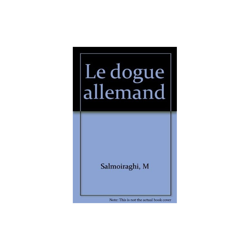 Le dogue allemand