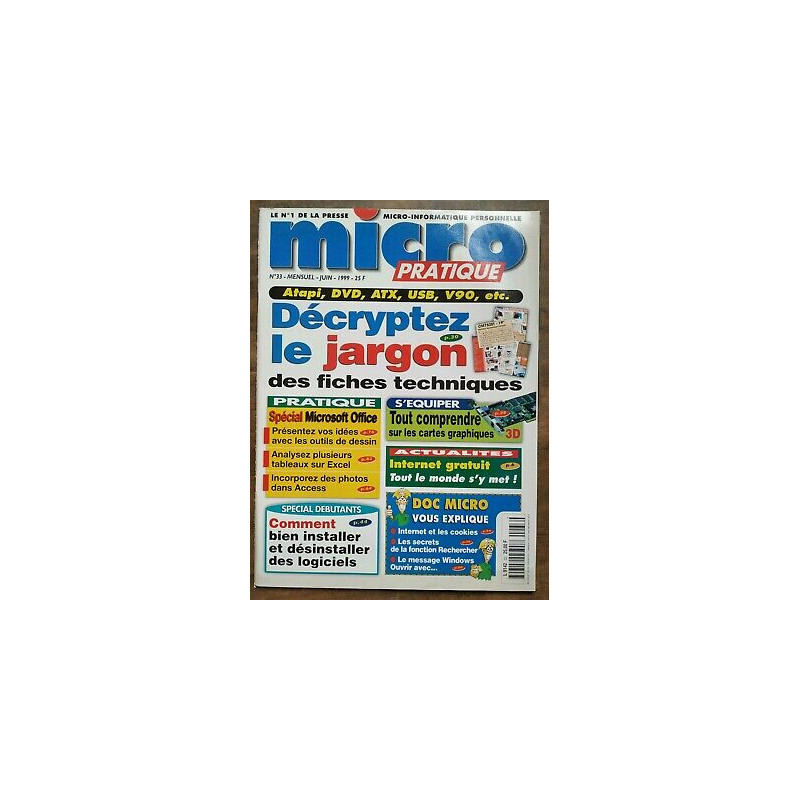 Micro Pratique Nº 33 Juin 1999