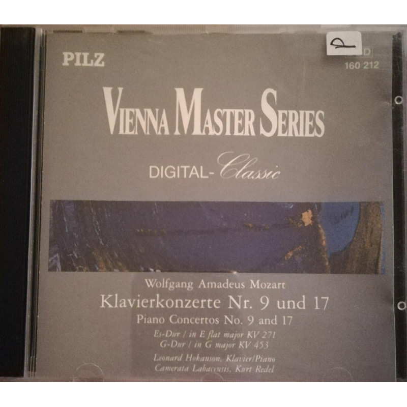 Wolfgang Amadeus Mozart Klavierkonzette No. 9 and 17
