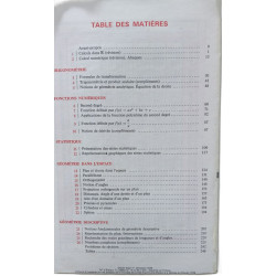 Mathématique B.E.P. Industriel deuxième année Formation Continue