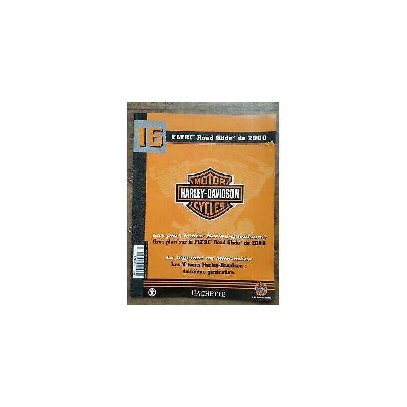 FLTRI Road Glide de 2000 harley davidson Motorcycle Nº16 hachette 2001