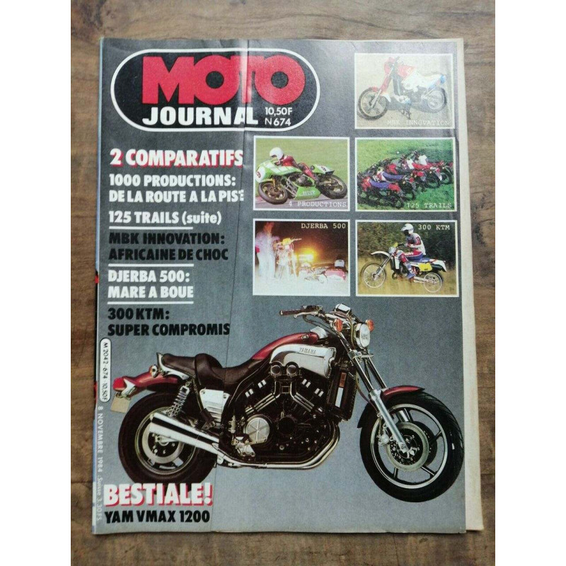 Moto Journal Nº 674 8 Novembre 1984