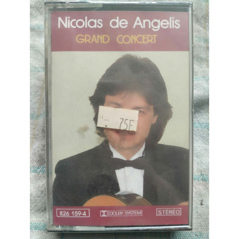 Nicolas de Angelis Grand Concert Cassette Audio-K7 NEUVE SOUS BLISTER