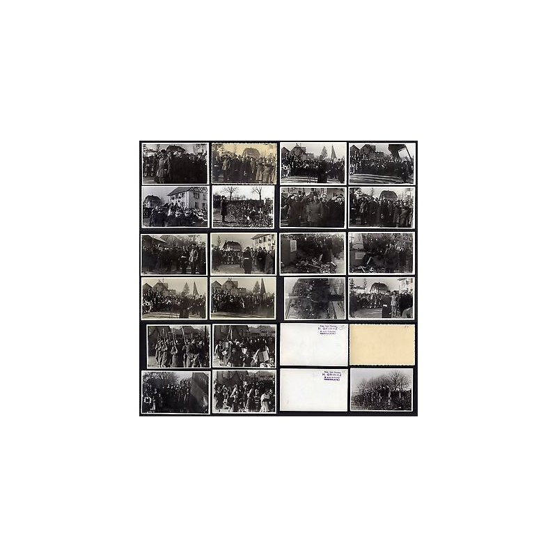 Lot 21 photos SEPPOIS-LE-BAS Alsace cérémonie Monument par H....
