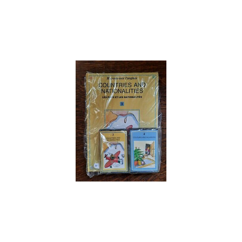 Cassette Audio et Livre 3 - Raconte-moi l'anglais Countries and...
