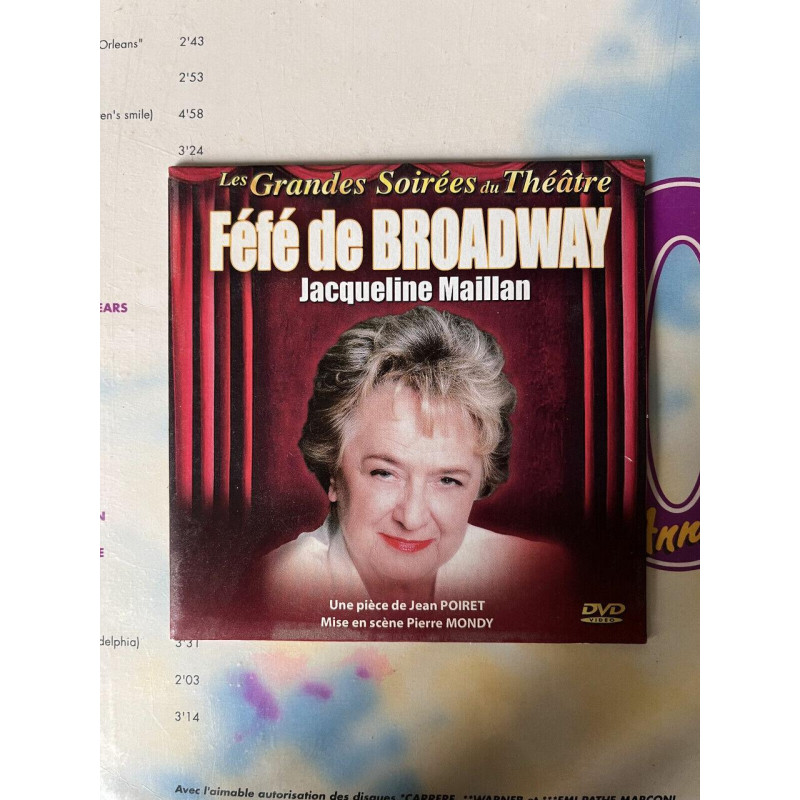 Féfé de Broadway - Les grandes soirées du théâtre DVD