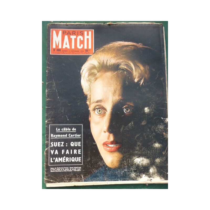PARIS MATCH n388 du 15 septembre 1956 Maria Schell reine du...