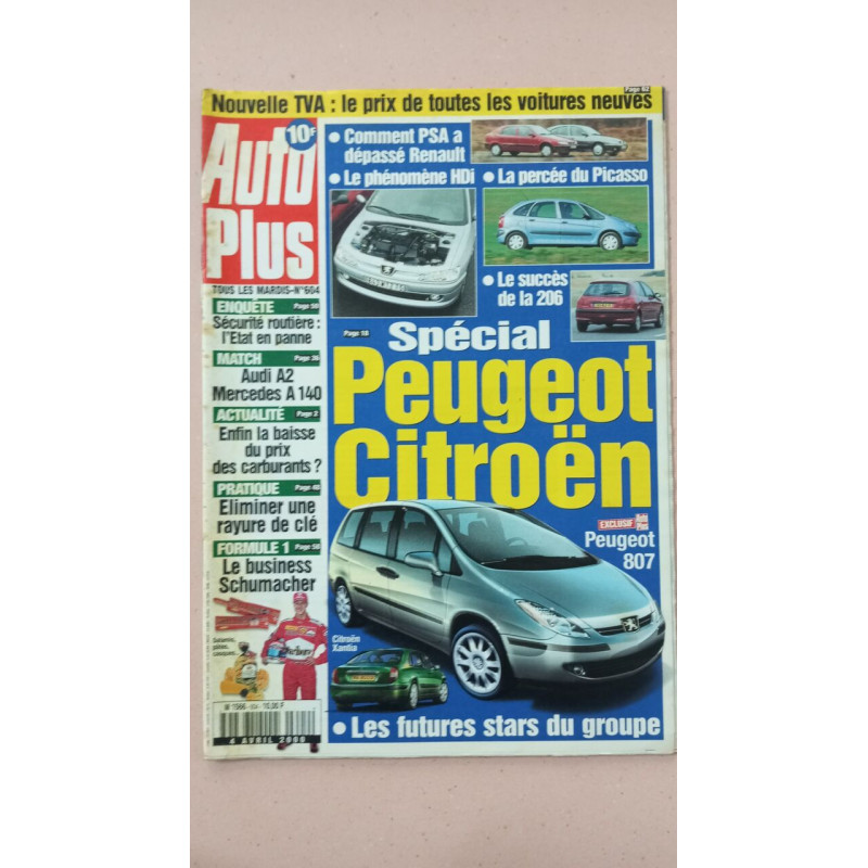 Revue Auto Plus N° 604