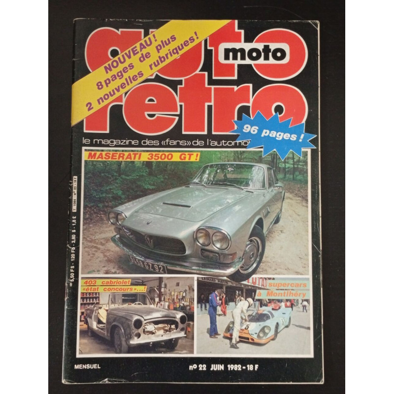 Auto Moto Retro N.22 - Juin 1982
