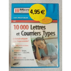 Pc cd-rom. 10 000 lettres et courriers types